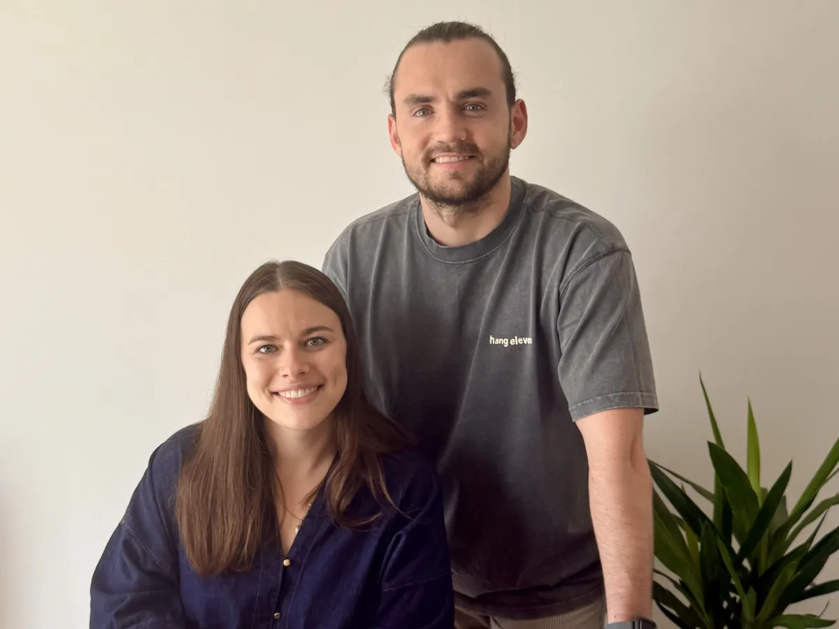 Nathan et Laura, cofondateurs de Laube Digital