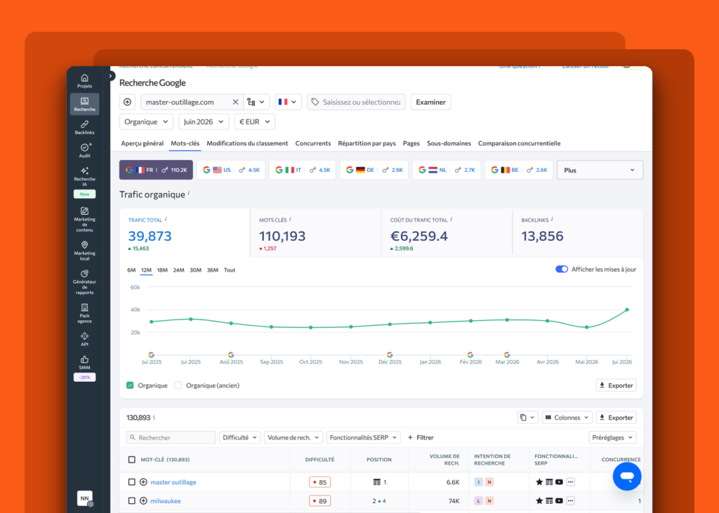 Refonte SEO des pages marques d'un distributeur d'outillage - Master Outillage - visuel 3