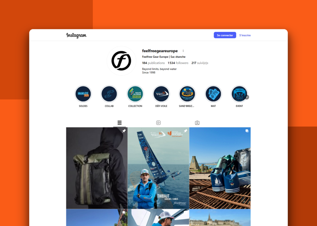 Communication digitale globale (réseaux, newsletters, site) - FeelFree - visuel 2